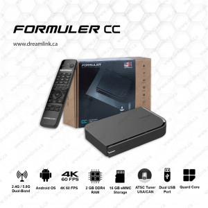 Formuler CC Android-based OTT 4K Streamer