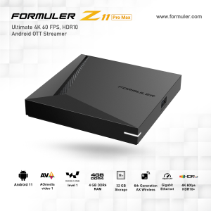 2020 FORMULER Z Alpha Dual Band WiFi 1GB DDR3 4K IPTV & Android with  MYTVONLINE2 
